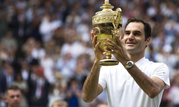 Roger Federer, tenista masculino más veces campeón de Wimbledon