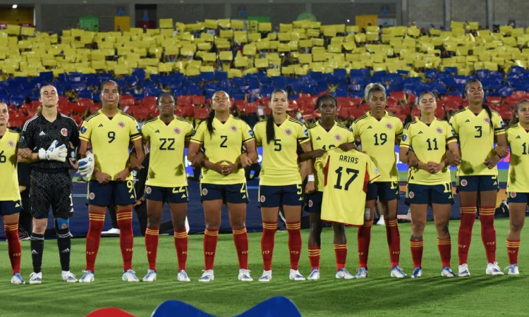 Jugadores de la Selección Colombia Femenina