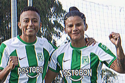 Manuela González Y Karina Valencia, futbolistas de Atlético Nacional de Medellín