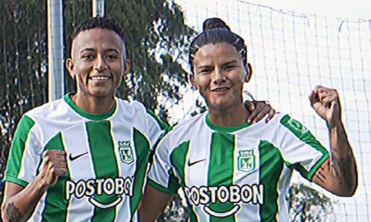 Manuela González Y Karina Valencia, futbolistas de Atlético Nacional de Medellín