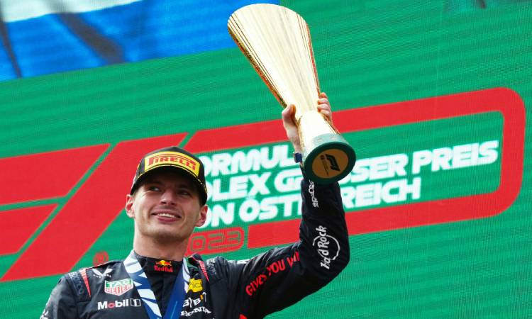 Max Verstappen ganó en solitario el Gran Premio de Austria 2023