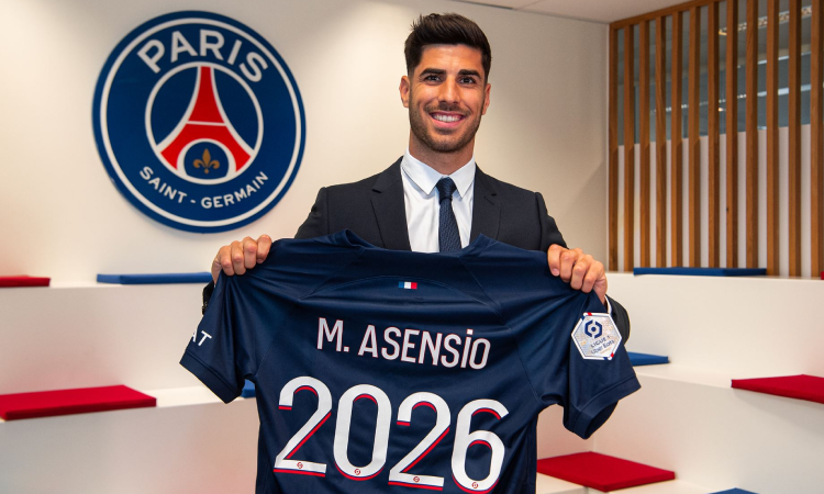 Marco Asensio, futbolista del París Saint Germain