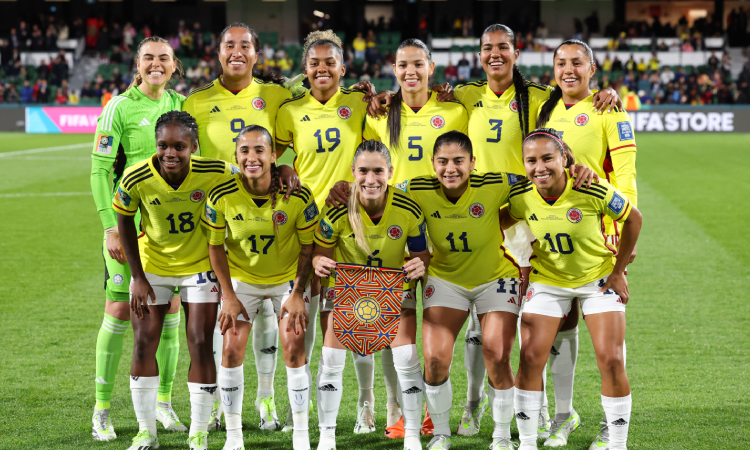 Jugadoras de la Selección Colombia Femenina