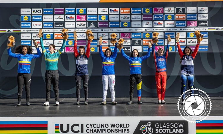 Colombia logró dos medallas de oro en el Mundial de Ciclismo