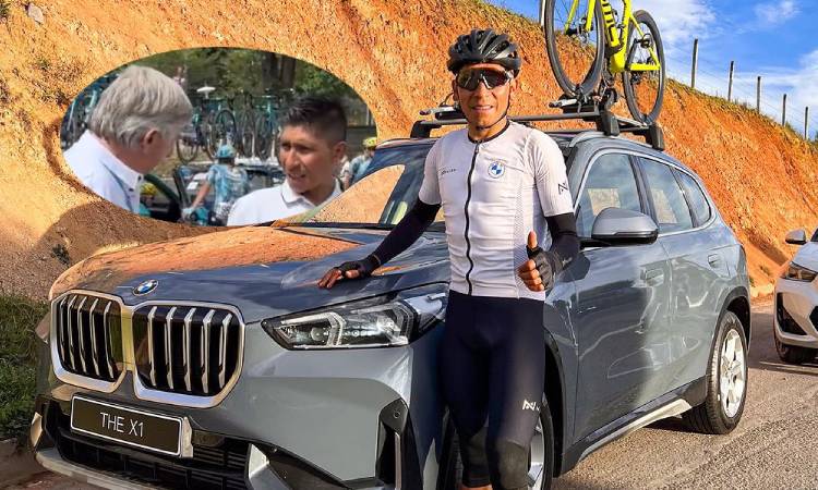 Nairo Quintana fue visto en la previa de la etapa 4 de la Vuelta a España