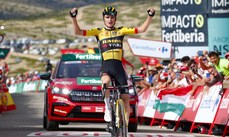 Vuelta a España Etapa 6: Sepp Kuss cruzó la línea en solitario