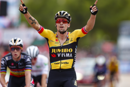 Primož Roglič, ciclista esloveno que compite para el equipo Jumbo-Visma