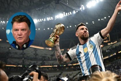 Van Gaal insinuó que le regalaron el Mundial de Catar a Messi