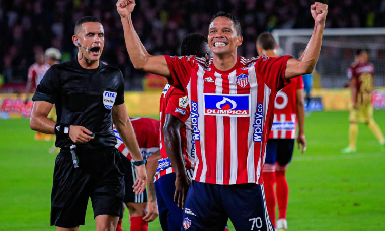 Carlos Bacca, delantero del Junior de Barranquilla