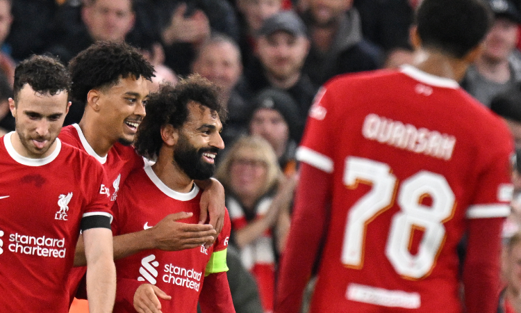 Europa League: Liverpool goleó al Toulouse sin Luis Díaz