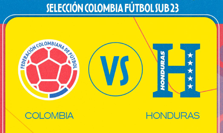 Banner de Colombia vs Honduras