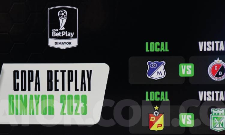 Programación semifinales ida y vuelta Copa BetPlay 2023