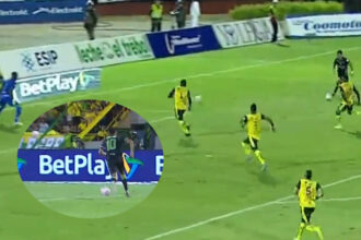 Recogebolas del Atlético Huila evitó un posible gol de La Equidad