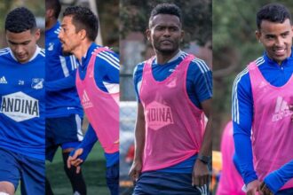 Vega, Uribe, Perlaza y Bertel ya entrenan con Millonarios