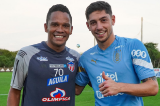 Carlos Bacca y Federico Valverde