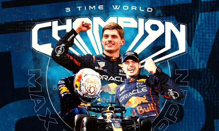 Verstappen se proclama campeón del mundo de F1 por tercera vez
