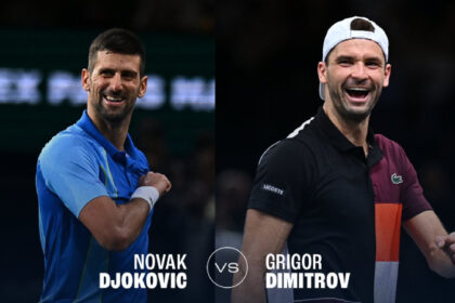 Djokovic y Dimitrov jugarán la final del Masters 1000 de París-Bercy