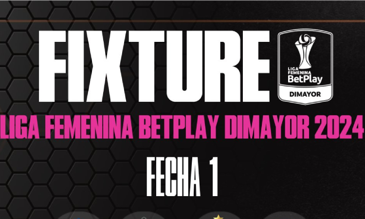 Así se jugará la fecha 1 de la Liga BetPlay Femenina 2024