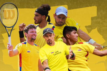 Colombia revela su nómina para enfrentar a Luxemburgo por Copa Davis