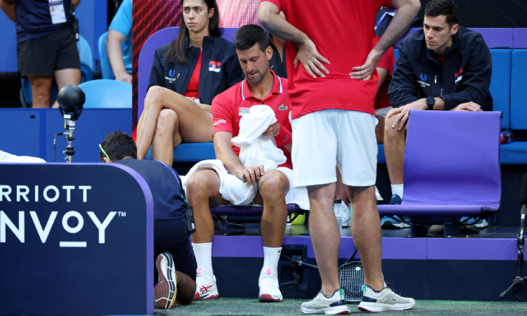 Un disminuido Djokovic perdió ante De Miñaur en la United Cup