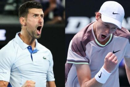 Djokovic y Sinner, a un paso de cruzarse en el Abierto de Australia