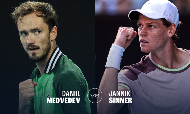 Sinner y Medvedev se batirán por el título del Abierto de Australia