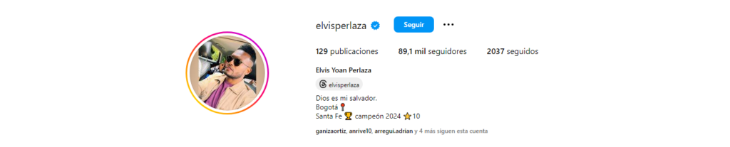 Elvis Perlaza ya da como campeón a Santa Fe para 2024