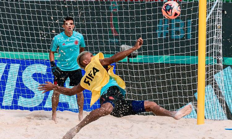 Así se prepara la Selección Colombia de fútbol playa para la Copa del Mundo