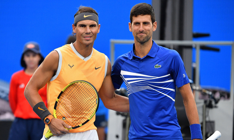 Djokovic y Nadal jugarán en Arabia Saudita un torneo de exhibición