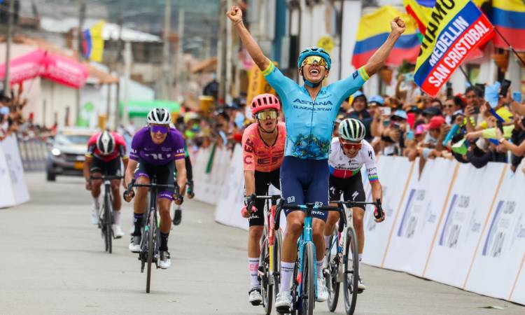 Harold Tejada ganador de la segunda etapa Tour Colombia 2024