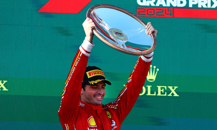 Carlos Sainz, de Ferrari, vence el GP de Australia de Fórmula 1
