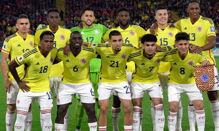 La probable formación de Colombia para enfrentar a España