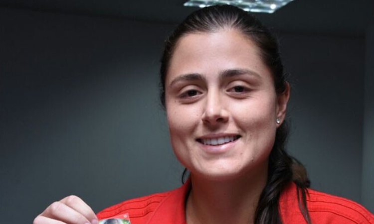 Marcela Gómez es hincha del Deportivo Cali