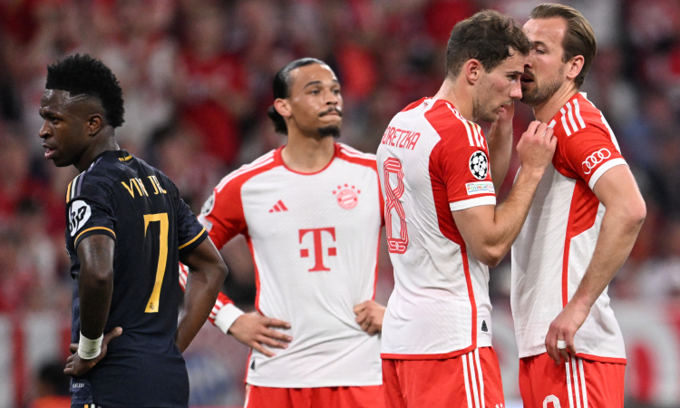 Bayern y Real Madrid igualaron en la primera semifinal