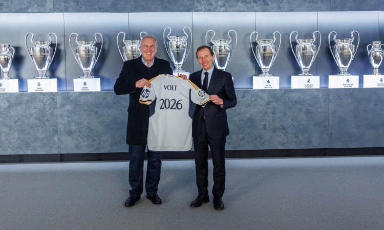 Grupo AJE y su marca VOLT se convierte en el nuevo patrocinador regional del Real Madrid