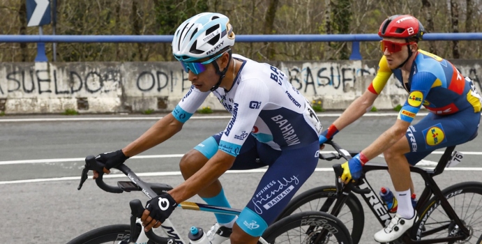 Santiago Buitrago brilló en la etapa 5 de la Vuelta al País Vasco