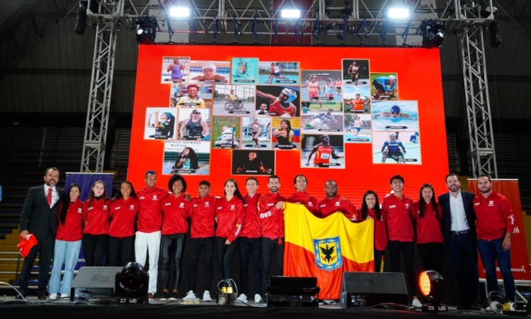 Bogotá homenajeó deportistas para Juegos Olímpicos París 2024