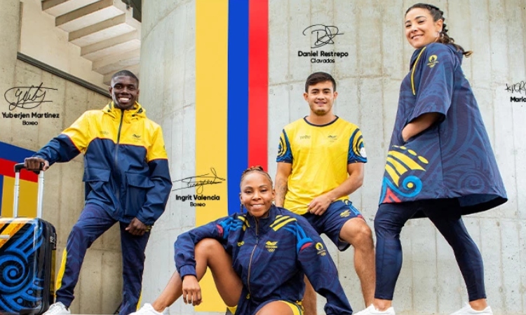 El Comité Olímpico Colombiano presentó la ropa para París 2024