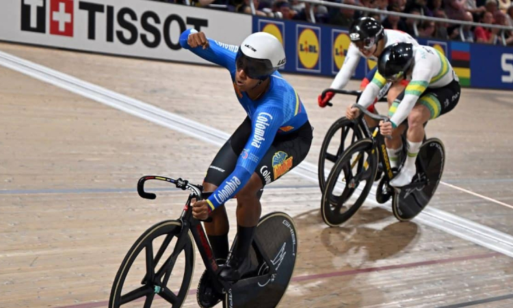 En ciclismo de pista, Colombia suma el cupo 62 a los Juegos Olímpicos