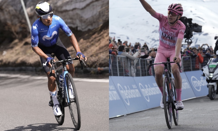 Nairo Quintana fue segundo en la etapa reina del Giro de Italia