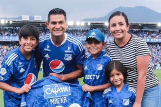 Hinchas de Millonarios insultaron a los hijos de Mackalister Silva