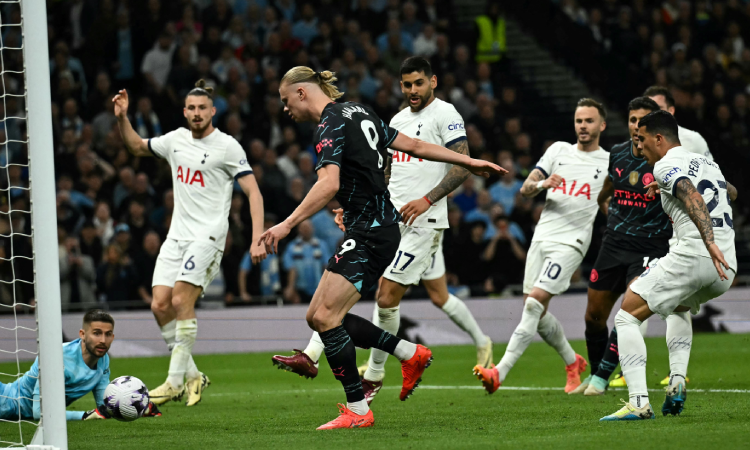 Manchester City venció Tottenham título Premier