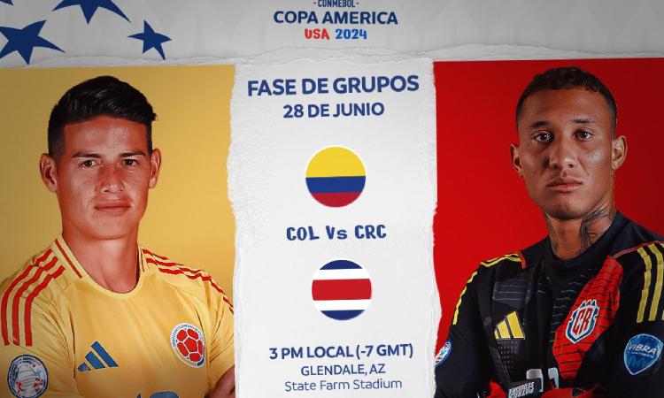 EN VIVO: Colombia - Costa Rica por la Copa América 2024