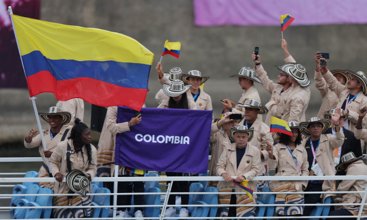 Así se presentó Colombia en los Juegos Olímpicos París 2024