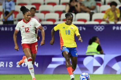 Colombia logra inédito pase a cuartos del fútbol femenino olímpico