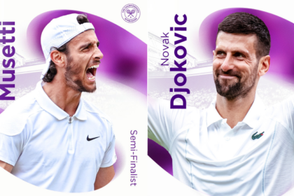 Djokovic enfrentará a Musetti en semifinales de Wimbledon 2024