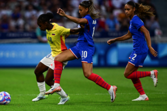 Francia venció a Colombia en el debut olímpico del fútbol femenino