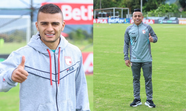 Jhon Duque y Vladimir Hernández ya entrenan con Santa Fe