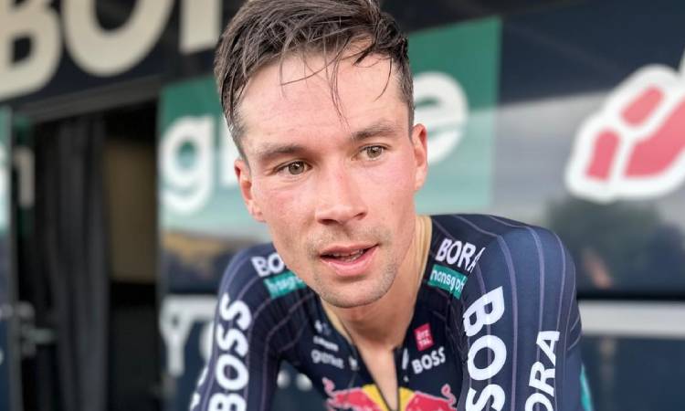 Primoz Roglic se retiró del Tour de Francia