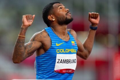 Atletismo: Anthony Zambrano se retiró de los Juegos Olímpicos